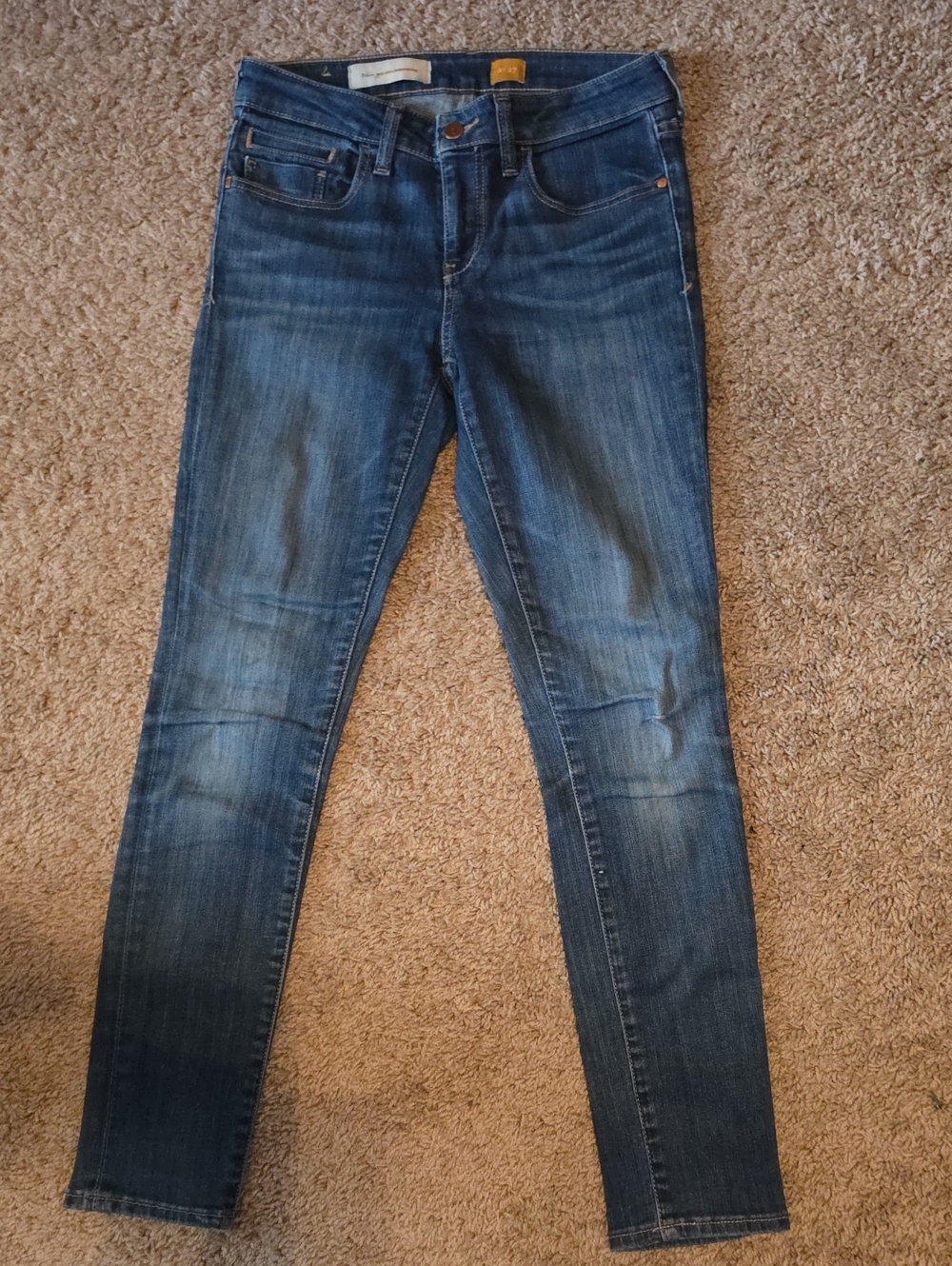 Anthropologie Pilcro And The LetterPress Skinny Denim Jeans Size 27